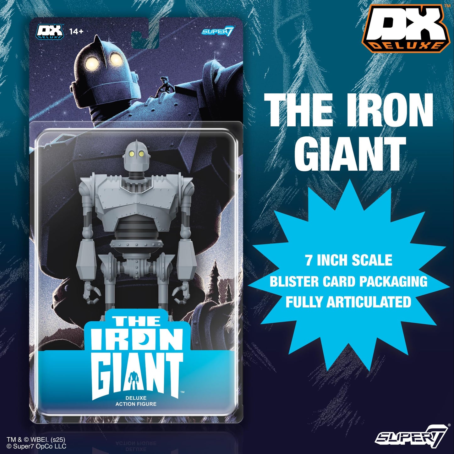 Super7 Deluxe The Iron Giant – 7-Inch Action Figure | Premium Collectible Toy