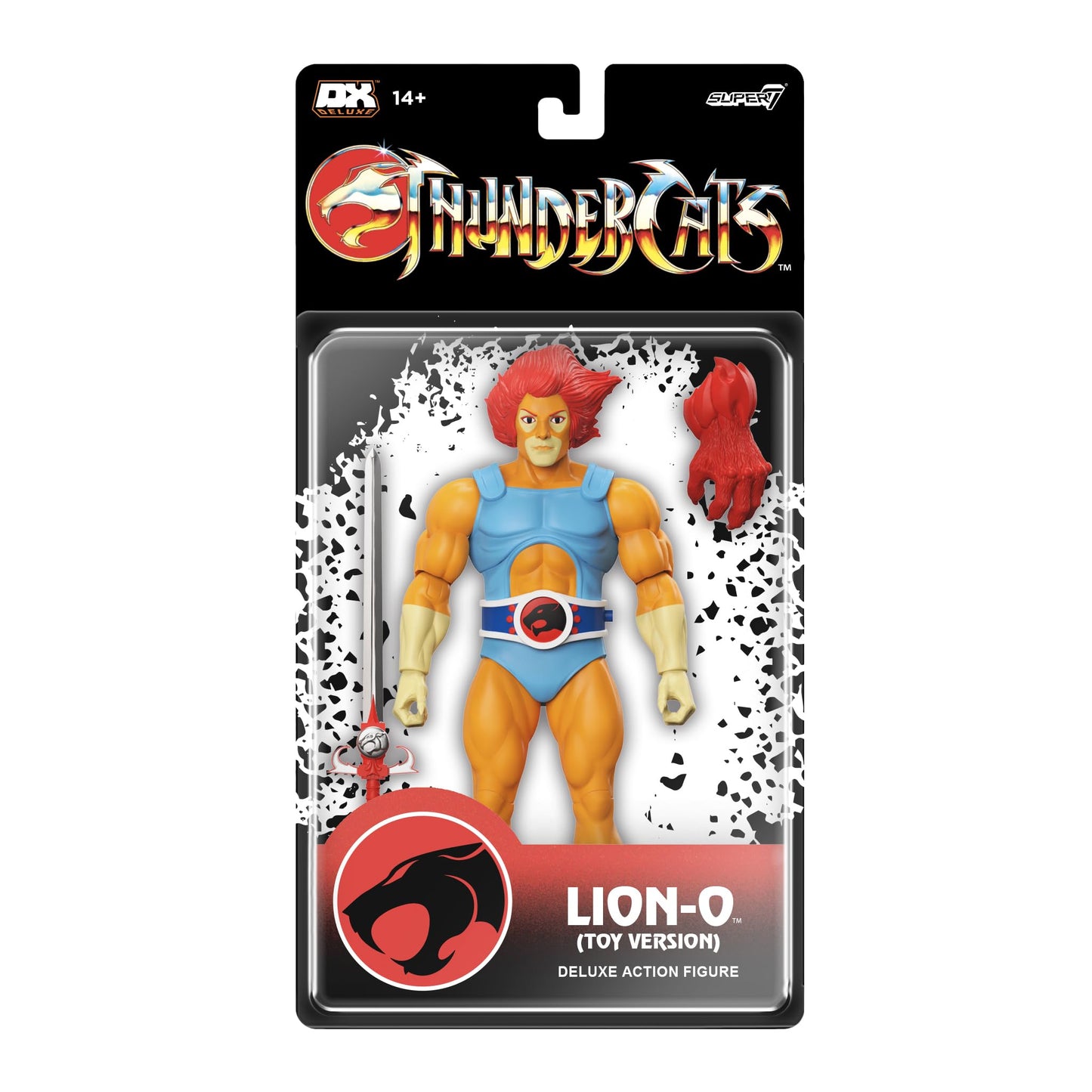 Super7 Deluxe Lion-O – 7-inch Thundercats Action Figure with Sword of Omens & Claw Shield