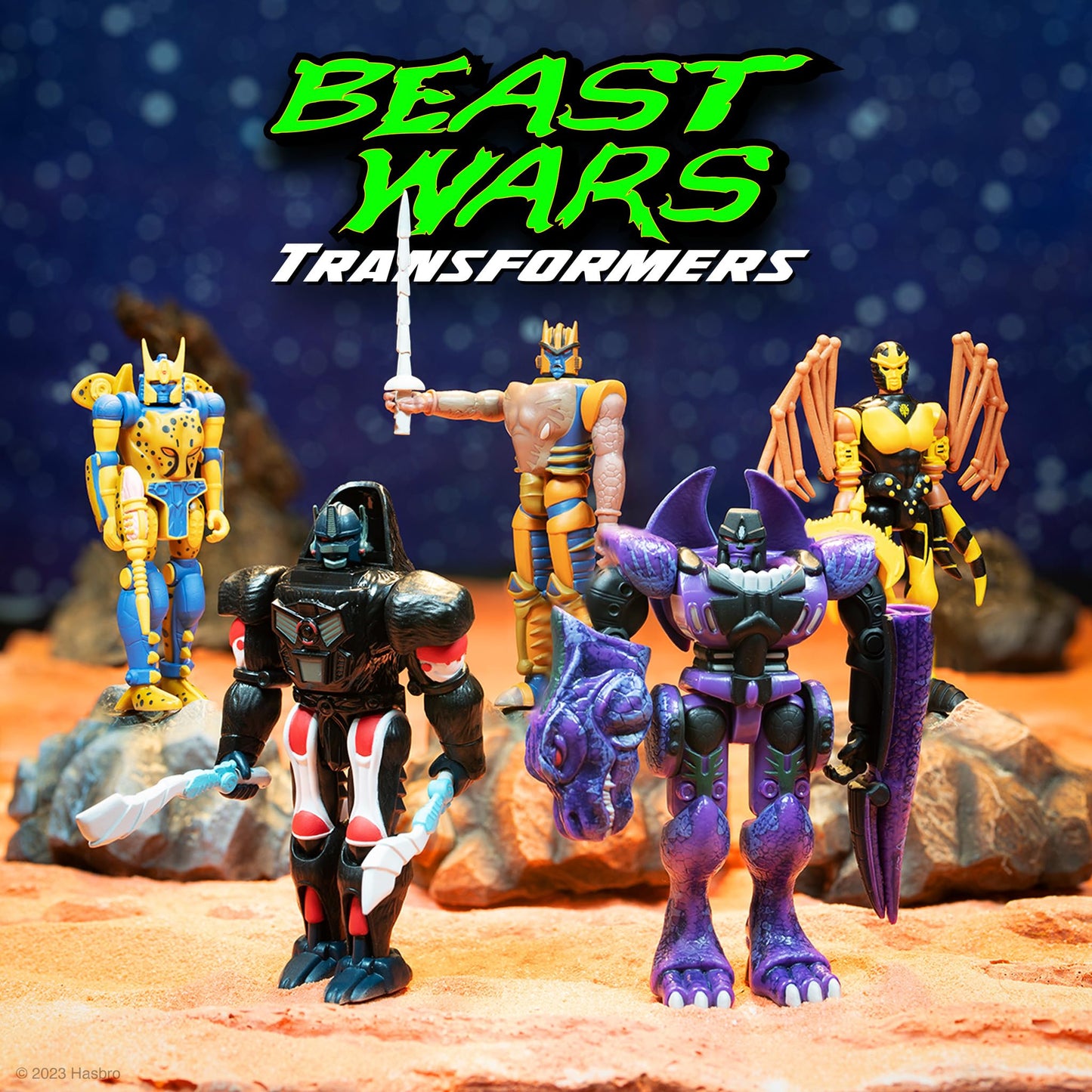 Super7 Dinobot Beast Wars 4-Inch Action Figure with Blaster & Sword