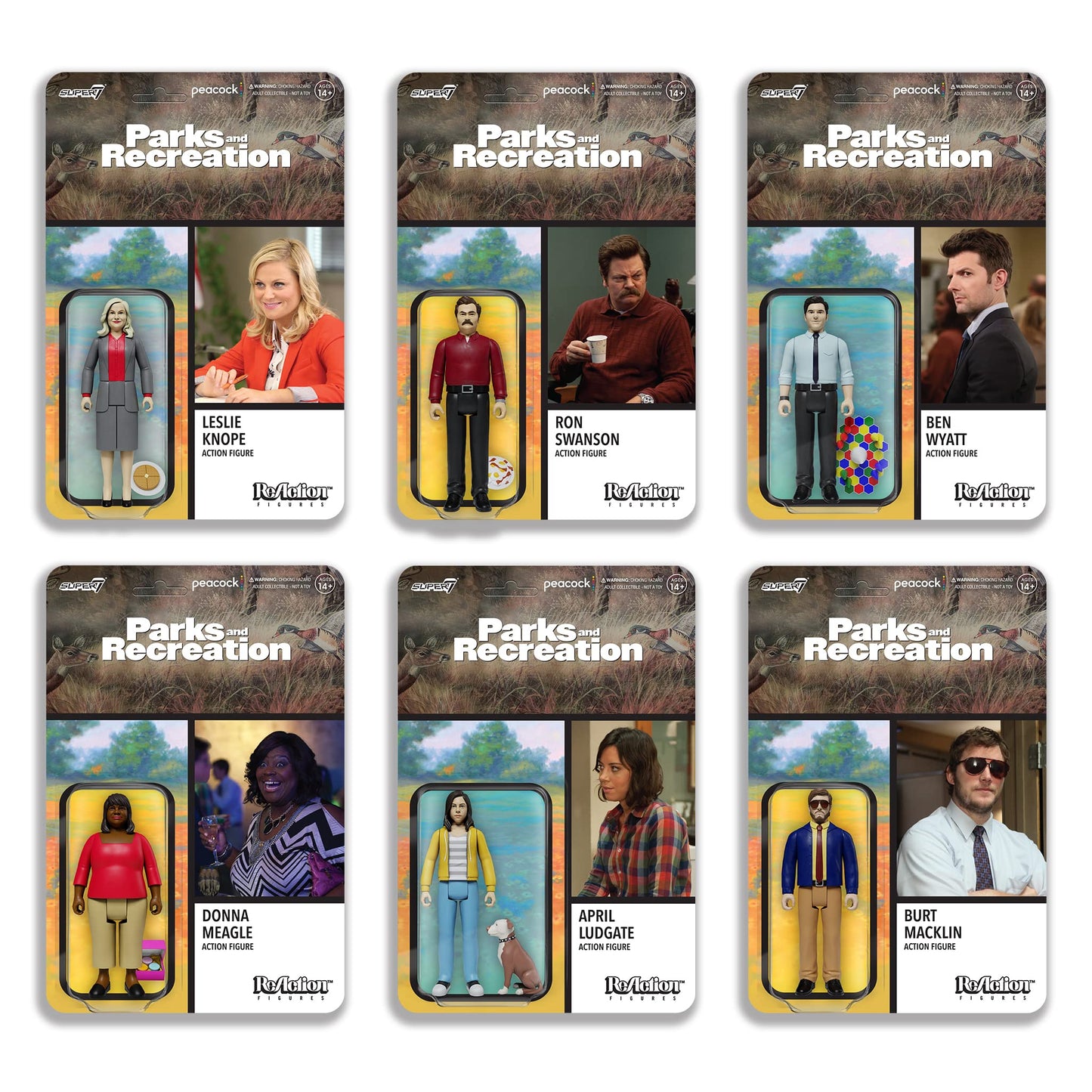 Super7 Donna Meagle 3.75-Inch Parks and Recreation Action Figure | Cupcakes Accessory