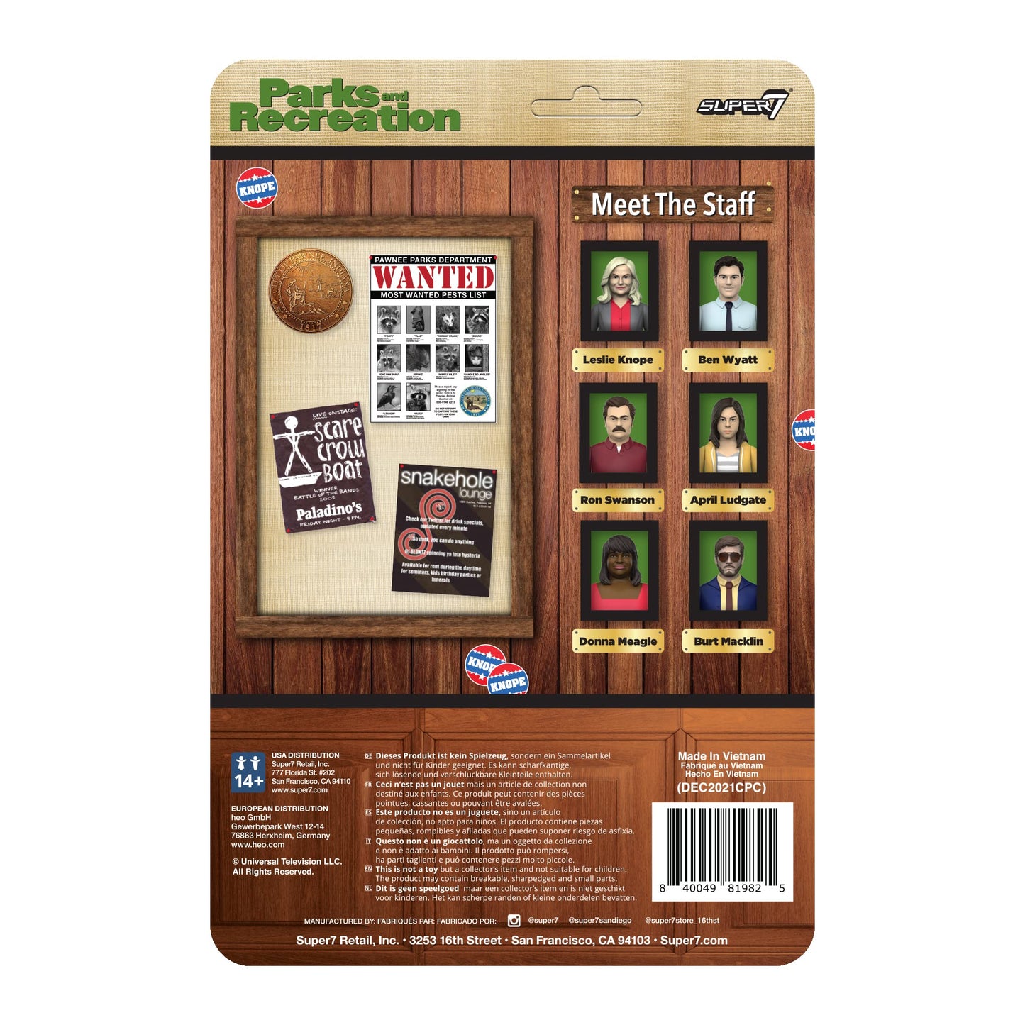 Super7 Donna Meagle 3.75-Inch Parks and Recreation Action Figure | Cupcakes Accessory