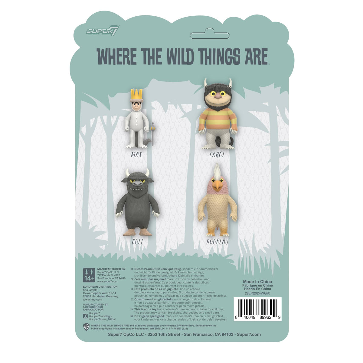 Super7 Where The Wild Things Are Douglas ReAction Figure – 3.75-Inch Collectible