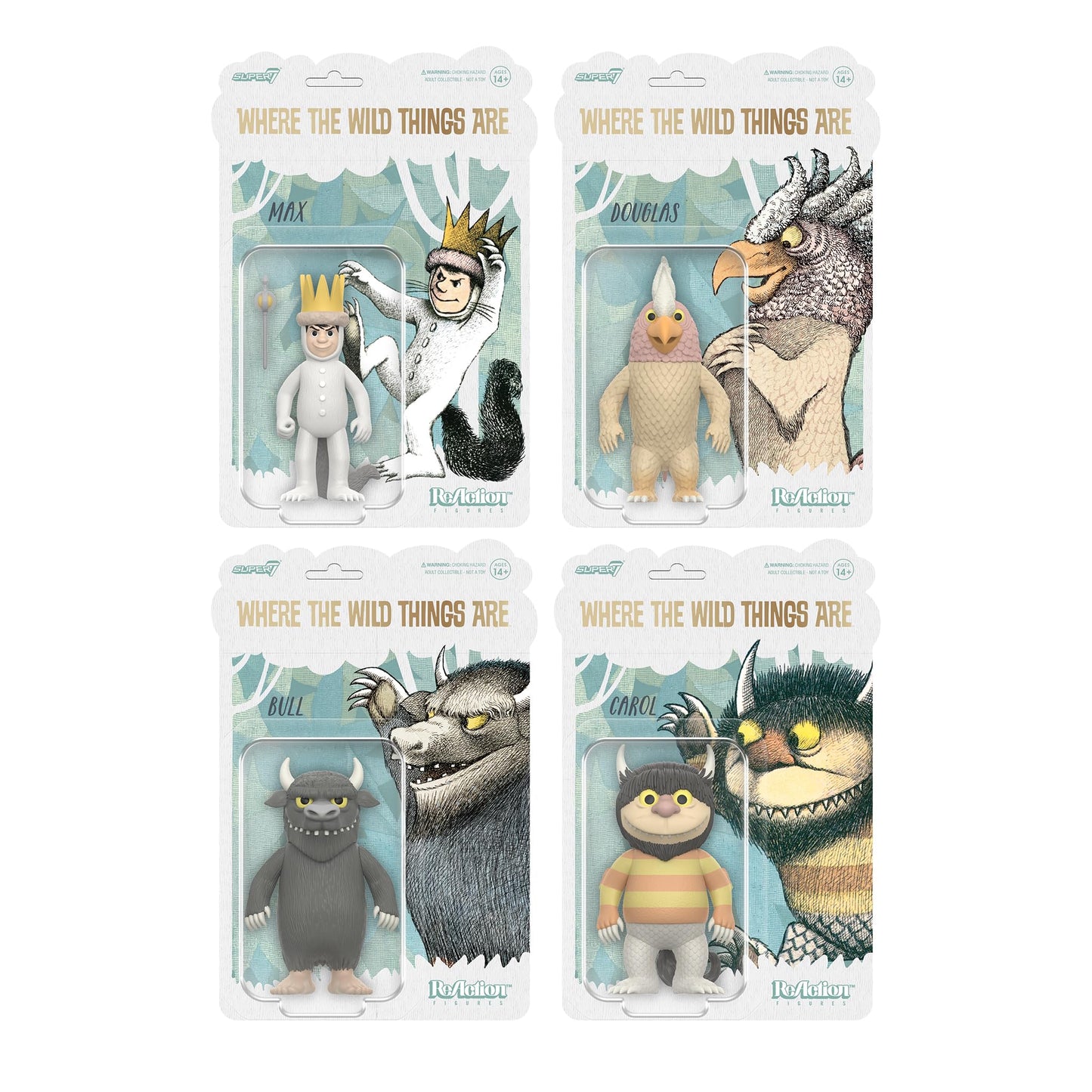 Super7 Where The Wild Things Are Douglas ReAction Figure – 3.75-Inch Collectible