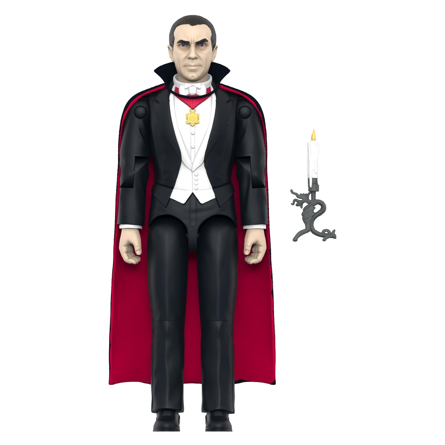 Super7 Reaction+ Dracula 3.75" Universal Monsters Action Figure with Candelabra