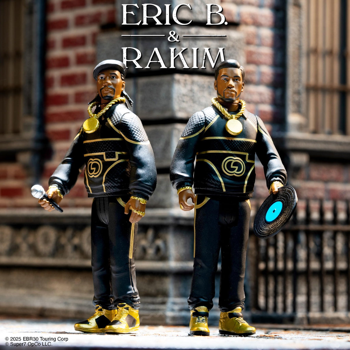 Super7 Eric B. & Rakim Follow The Leader 2-Pack – 3.75-Inch ReAction Figures with Accessories