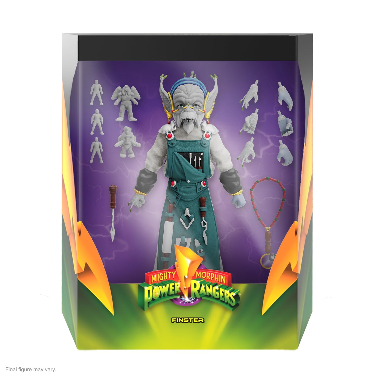 Super7 ULTIMATES! Finster - 7-Inch Power Rangers Action Figure with Accessories | Classic TV Show Collectible