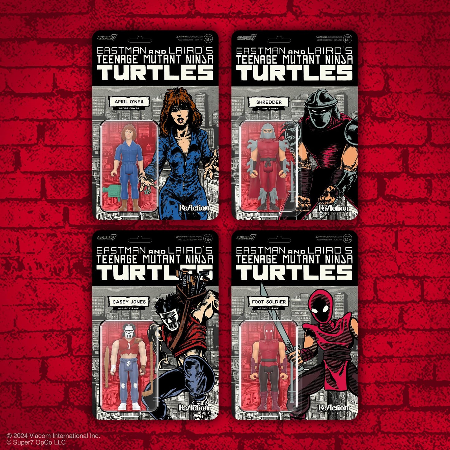 Super7 Teenage Mutant Ninja Turtles Foot Soldier (Comic Color) – 3.75-Inch TMNT Action Figure with Sword Accessory