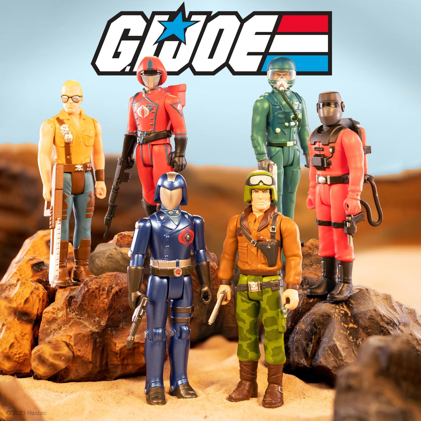 Super7 G.I. Joe Barbecue 3.75-Inch ReAction Figure with Fire Extinguisher Accessory