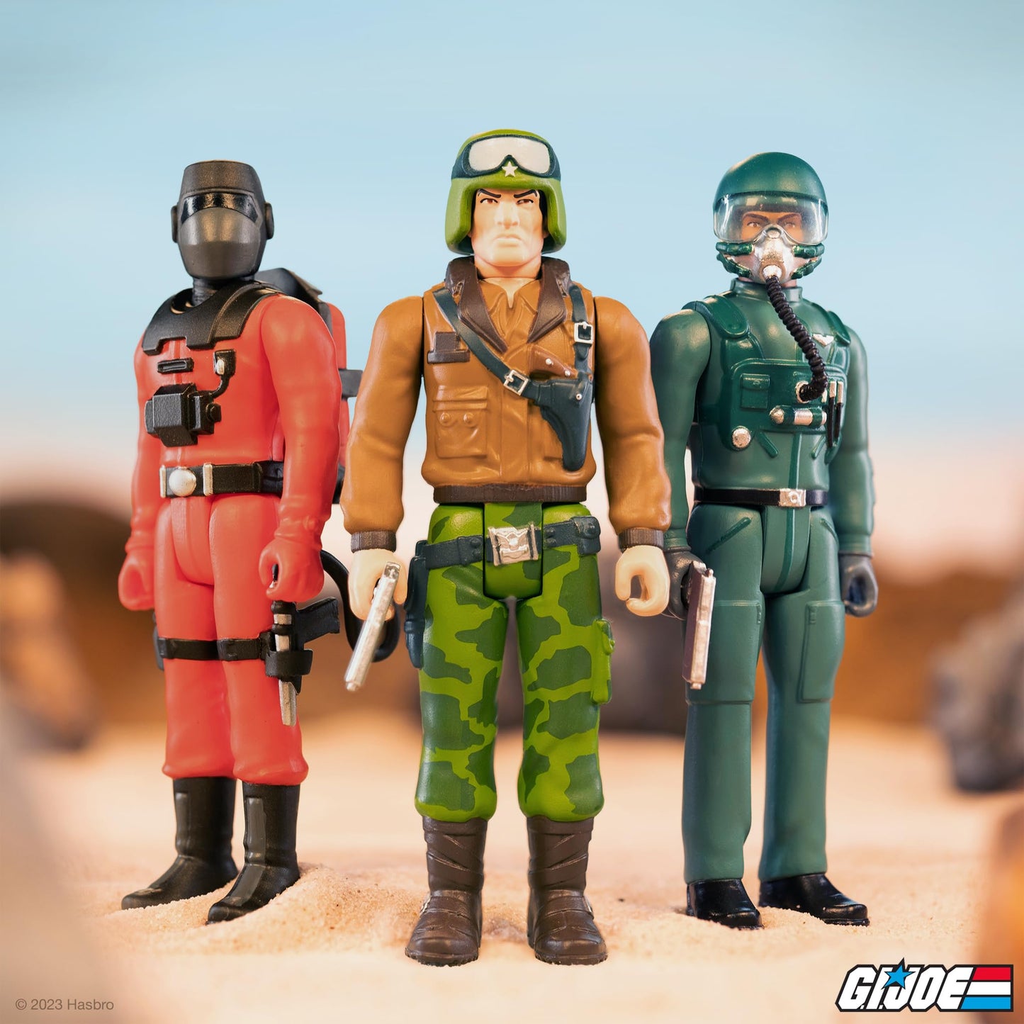 Super7 G.I. Joe Barbecue 3.75-Inch ReAction Figure with Fire Extinguisher Accessory