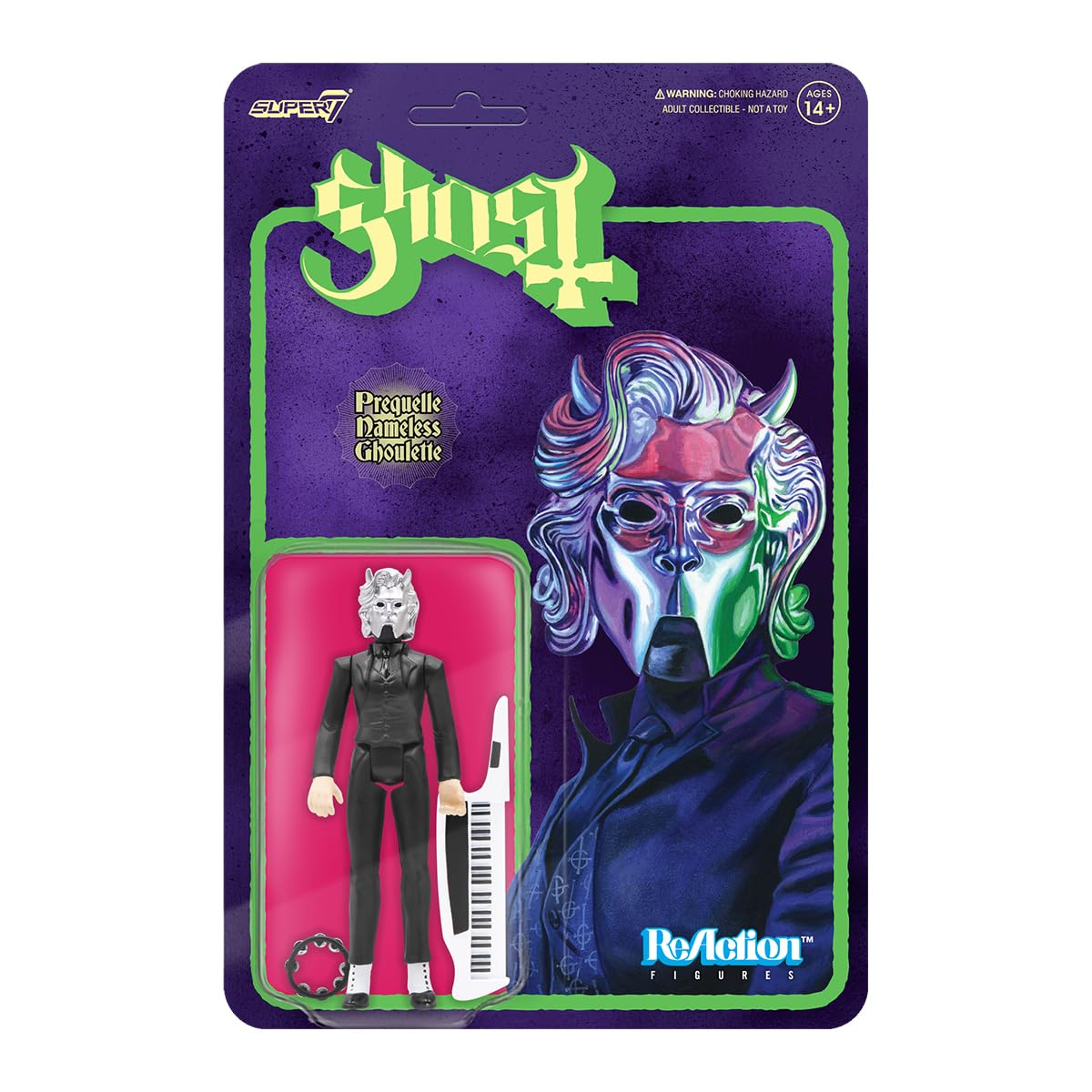 Super7 Ghost Prequelle Nameless Ghoulette ReAction Figure 3.75in