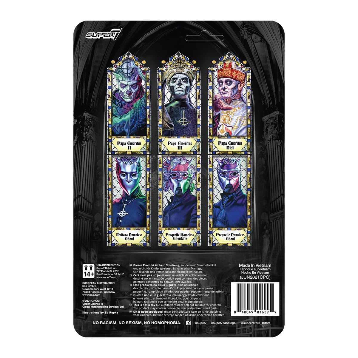 Super7 Ghost Prequelle Nameless Ghoulette ReAction Figure 3.75in