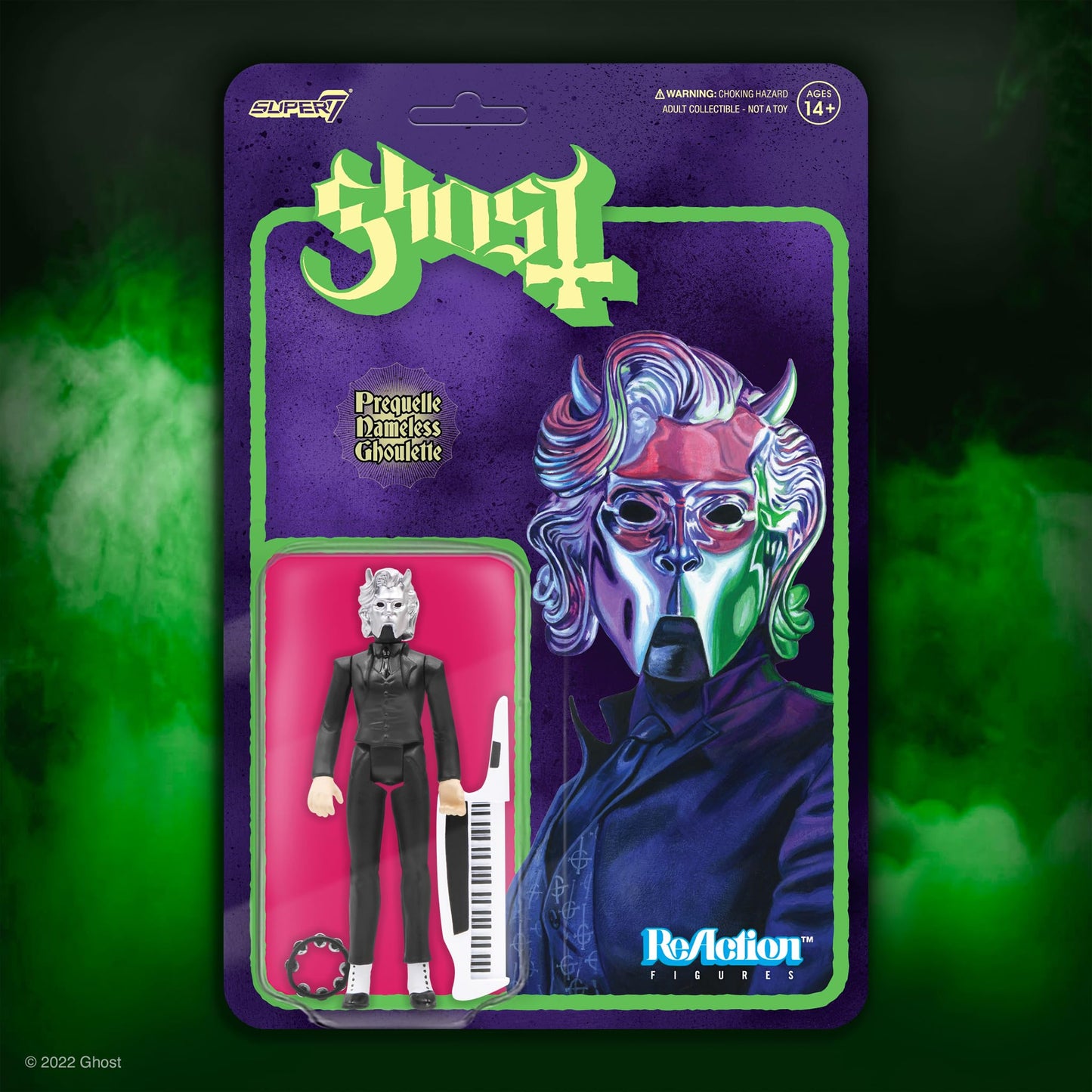 Super7 Ghost Prequelle Nameless Ghoulette ReAction Figure 3.75in