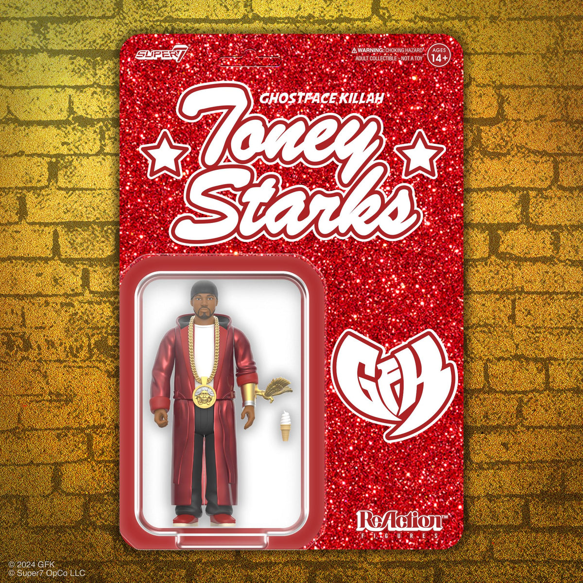 Super7 Ghostface Killah Toney Starks 3.75\" ReAction Figure – Hip Hop Collectible