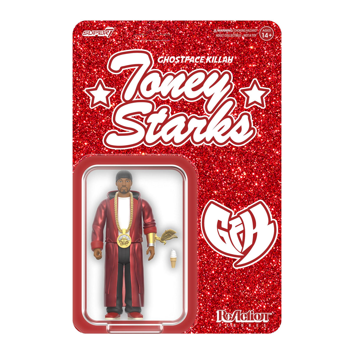 Super7 Ghostface Killah Toney Starks 3.75\" ReAction Figure – Hip Hop Collectible