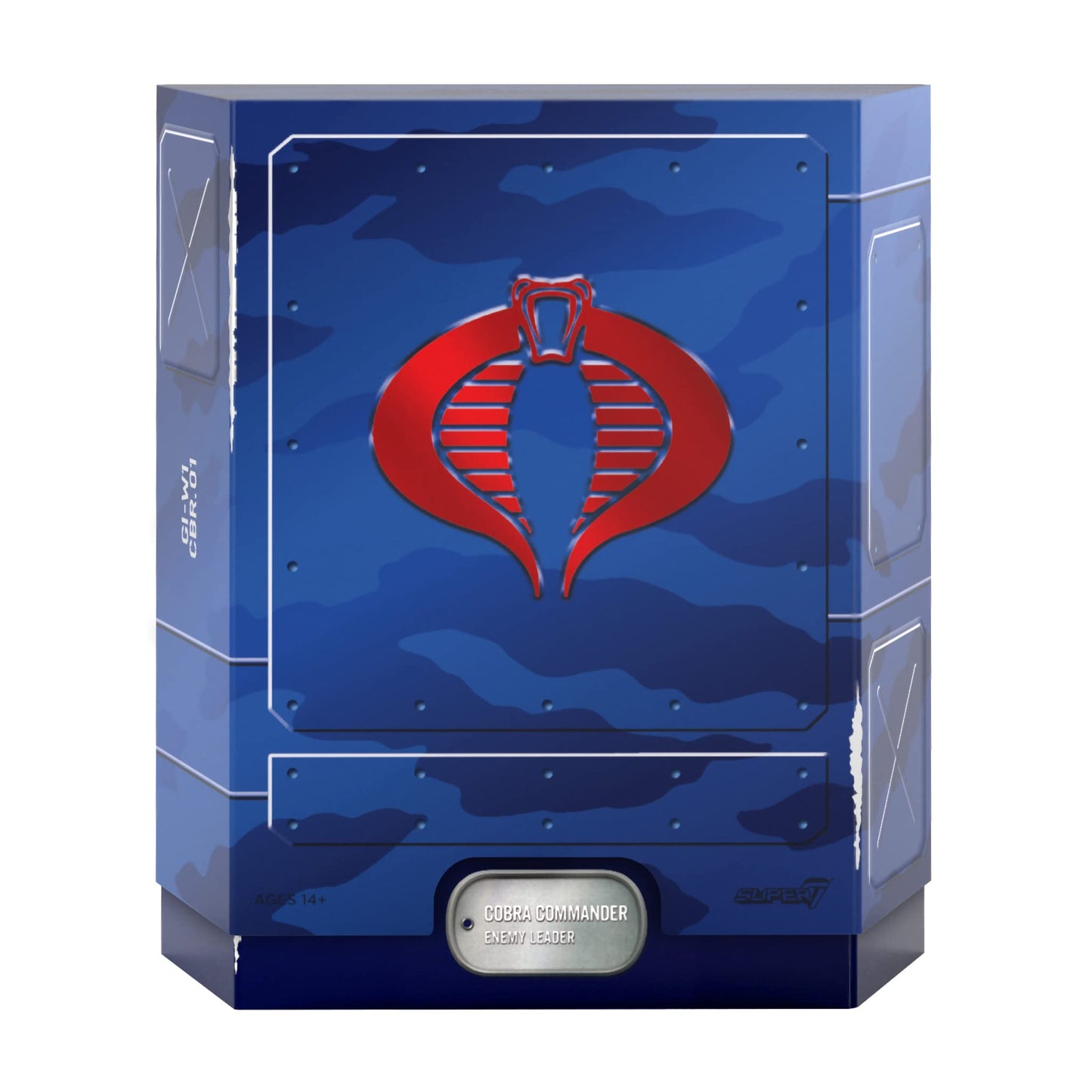 Super7 ULTIMATES! G.I. Joe Cobra Commander Figure – 7-Inch Collectible with Accessories