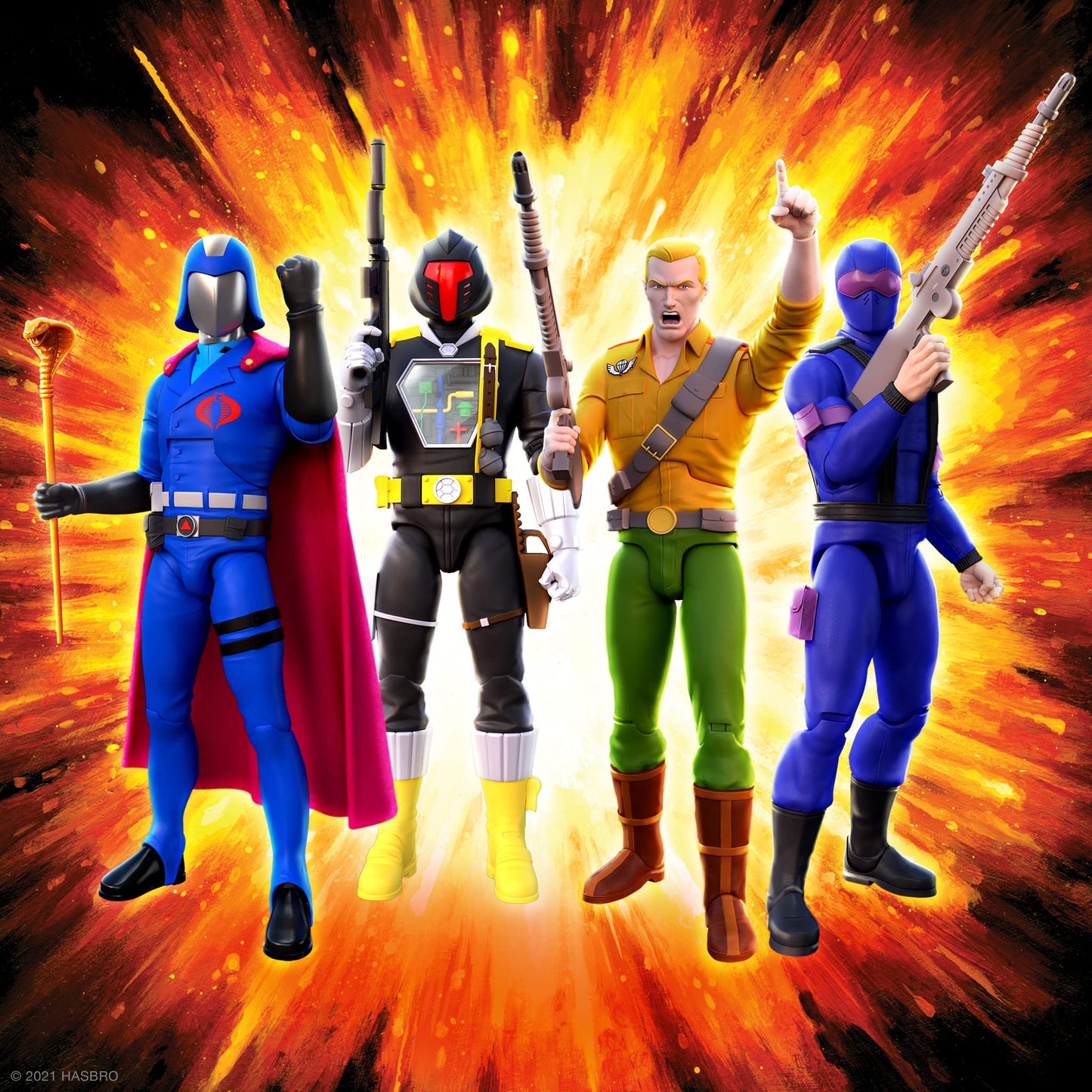 Super7 ULTIMATES! G.I. Joe Cobra Commander Figure – 7-Inch Collectible with Accessories
