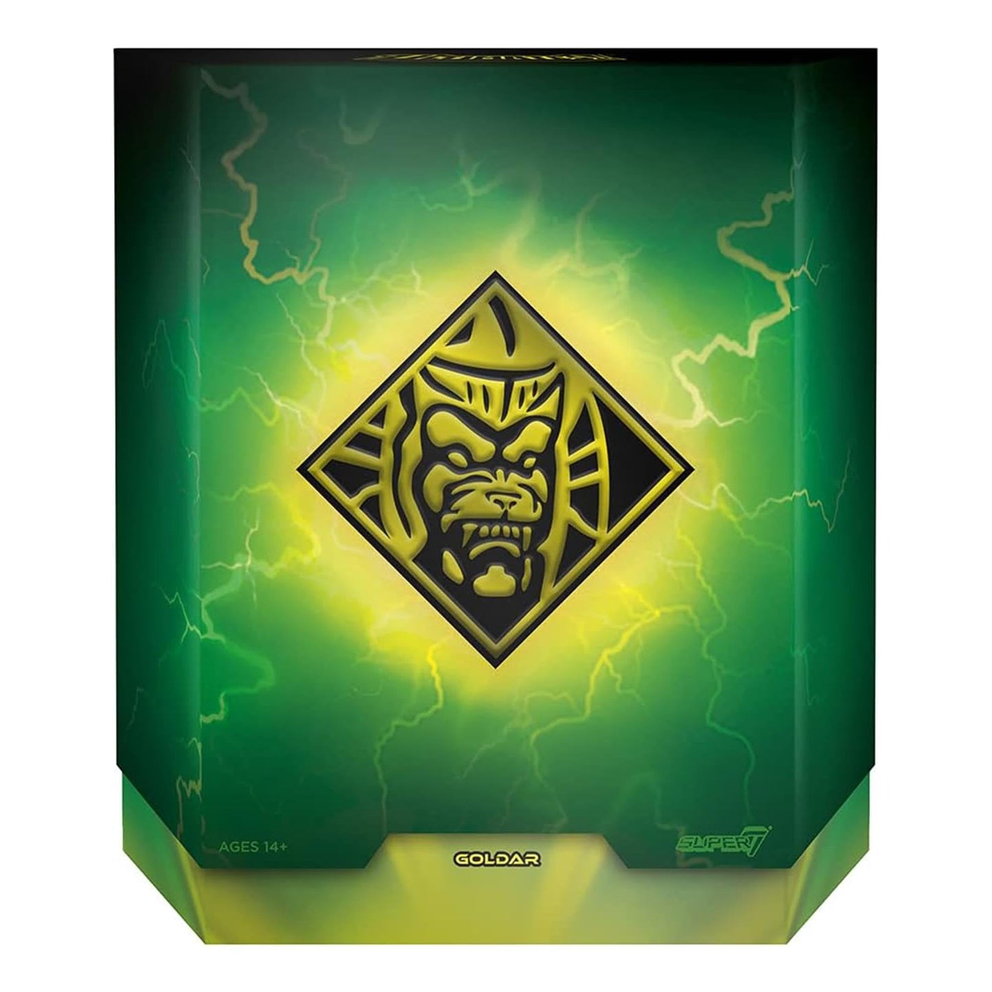 Super7 ULTIMATES! Goldar – 8-Inch Mighty Morphin Power Rangers Action Figure with Accessories