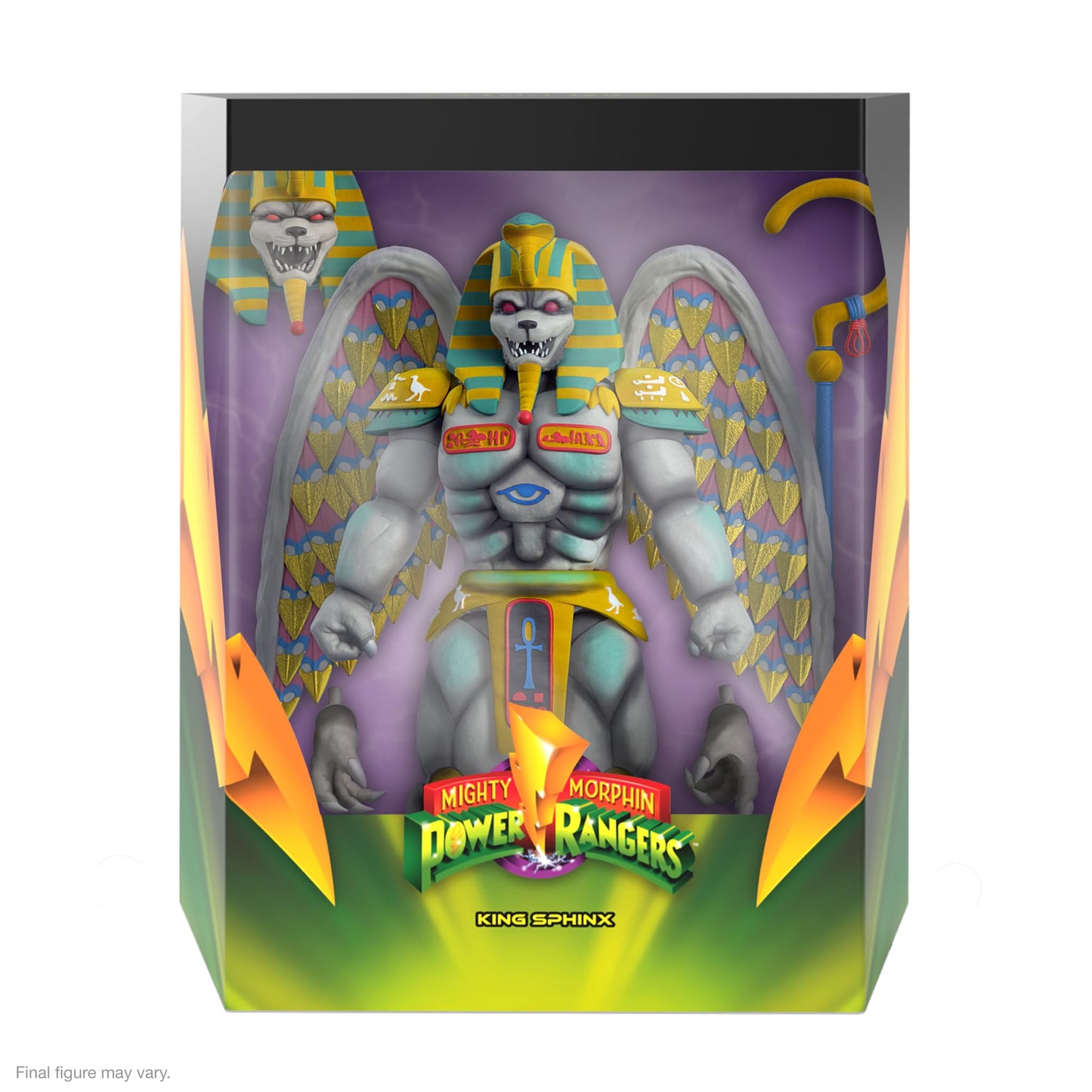 Super7 ULTIMATES! King Sphinx - 8-inch Power Rangers Action Figure | Collectible