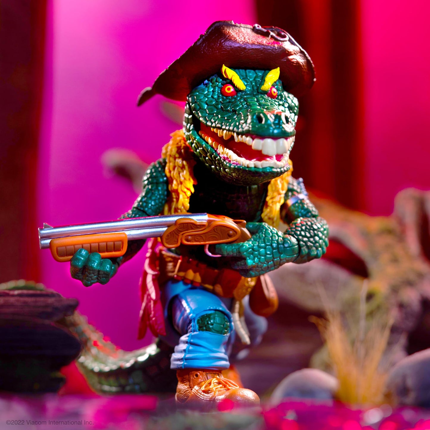 Super7 ULTIMATES! Leatherhead TMNT 7-Inch Action Figure with Accessories