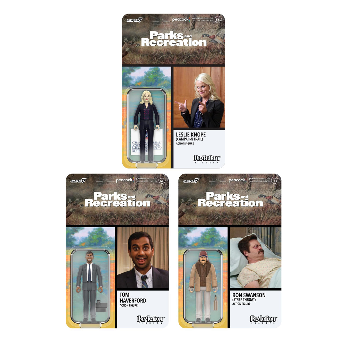 Super7 Parks and Rec Leslie Knope Campaign Trail – 3.75-inch ReAction Figure