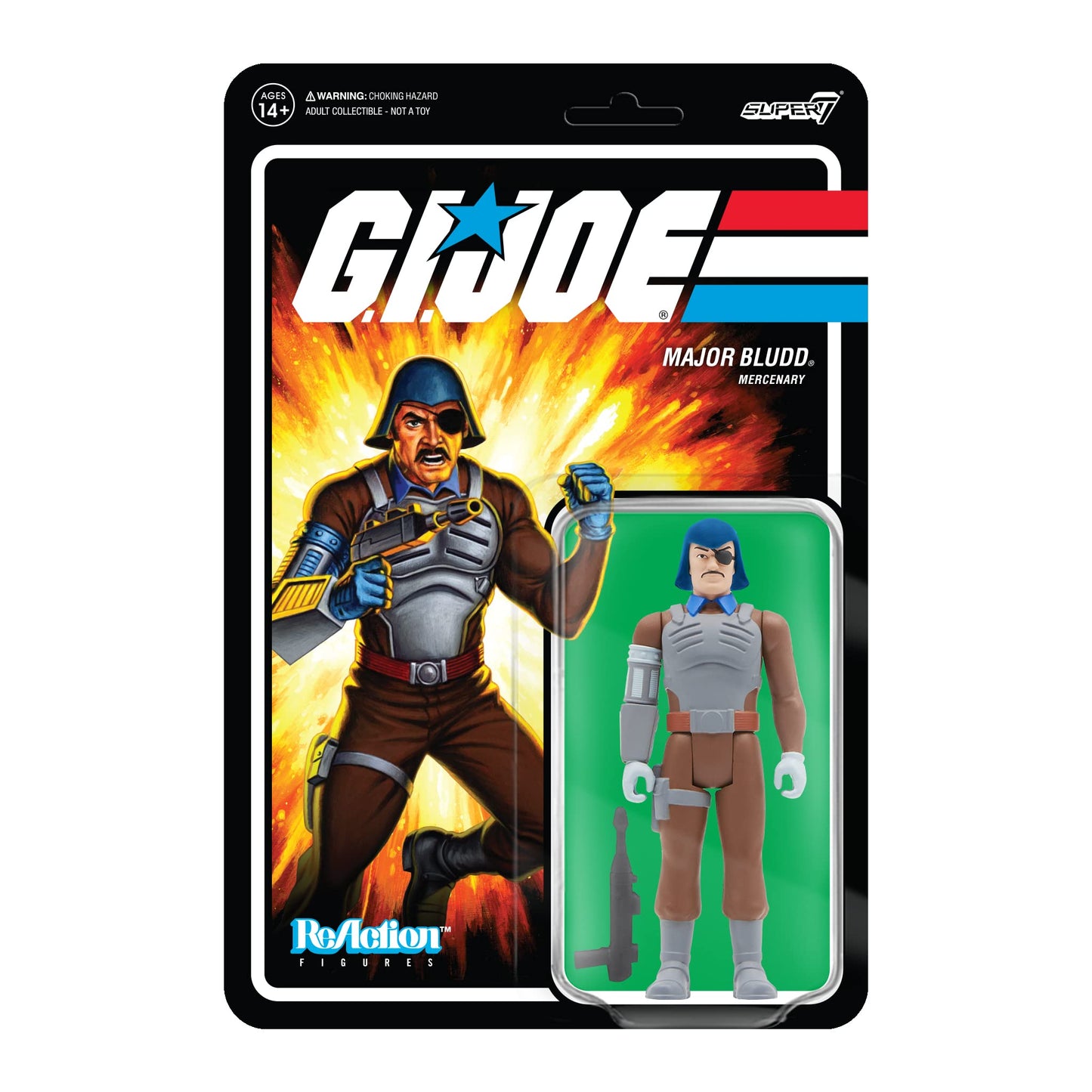 Super7 G.I. Joe Major Bludd 3.75-inch ReAction Figure