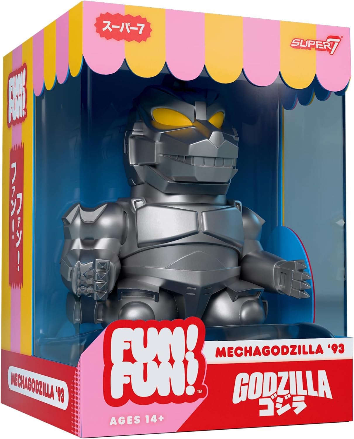 Super7 Fun! Fun! MechaGodzilla '93 Vinyl Figure – 5" Toho Godzilla Kaiju Collectible