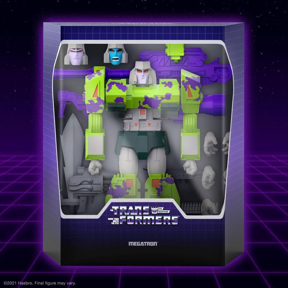 Super7 ULTIMATES! Megatron G2 Comic – 7-Inch Transformers Action Figure with Accessories