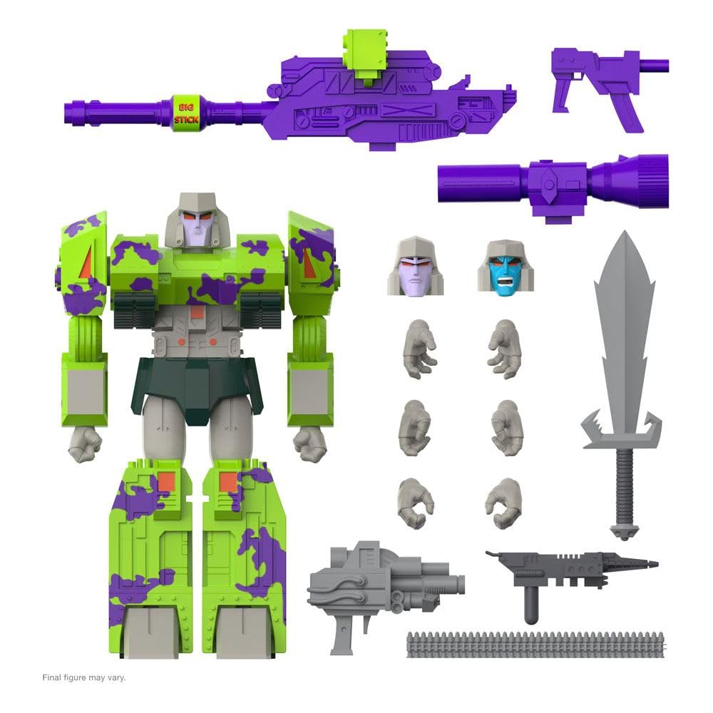 Super7 ULTIMATES! Megatron G2 Comic – 7-Inch Transformers Action Figure with Accessories