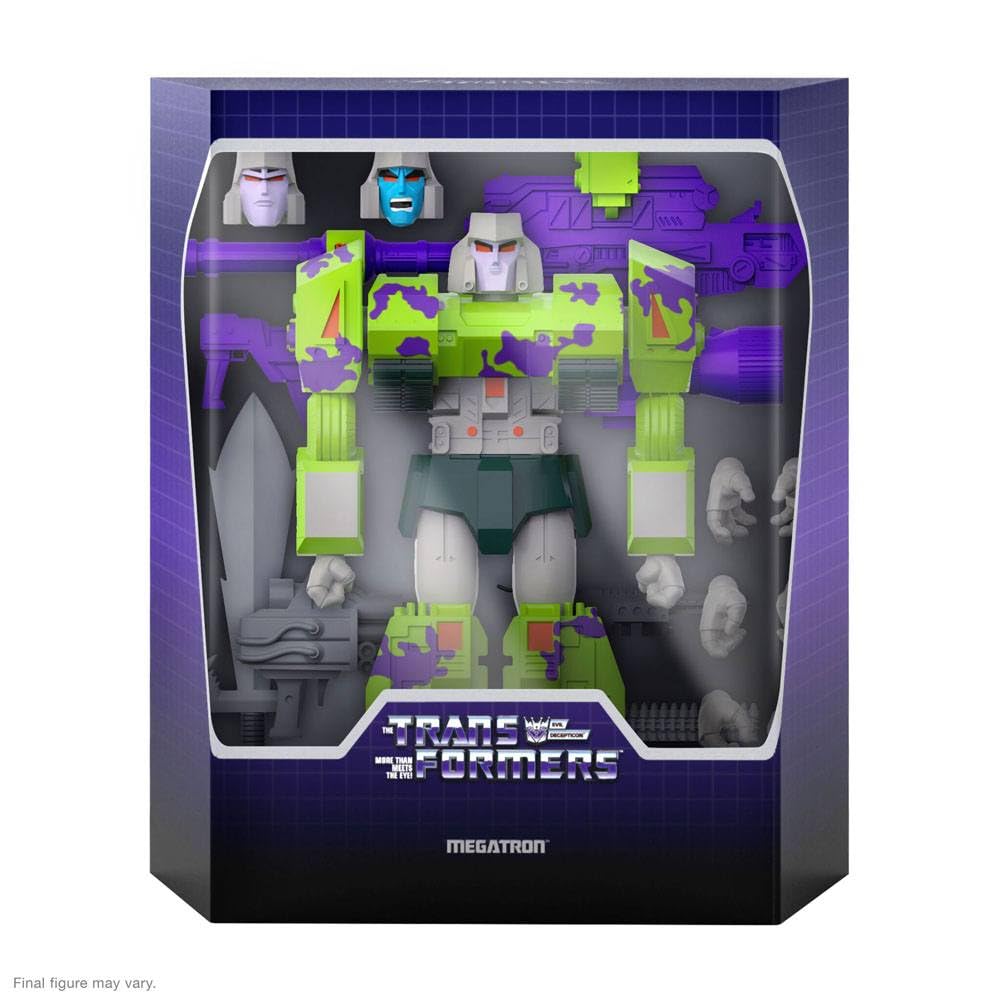 Super7 ULTIMATES! Megatron G2 Comic – 7-Inch Transformers Action Figure with Accessories