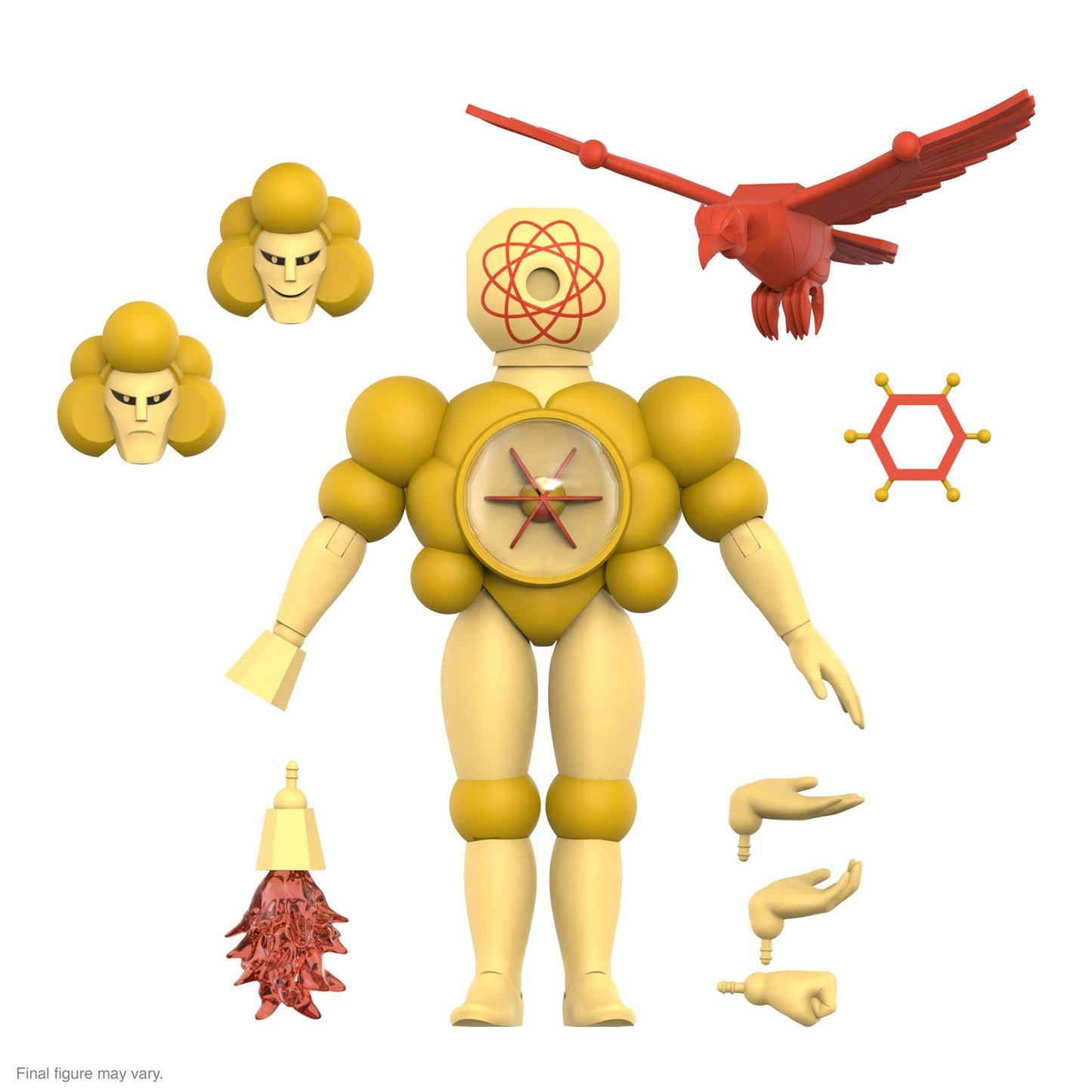 Super7 ULTIMATES! Mo-Lec-U-Lar (Toy Version) – 7-inch SilverHawks Action Figure with Accessories