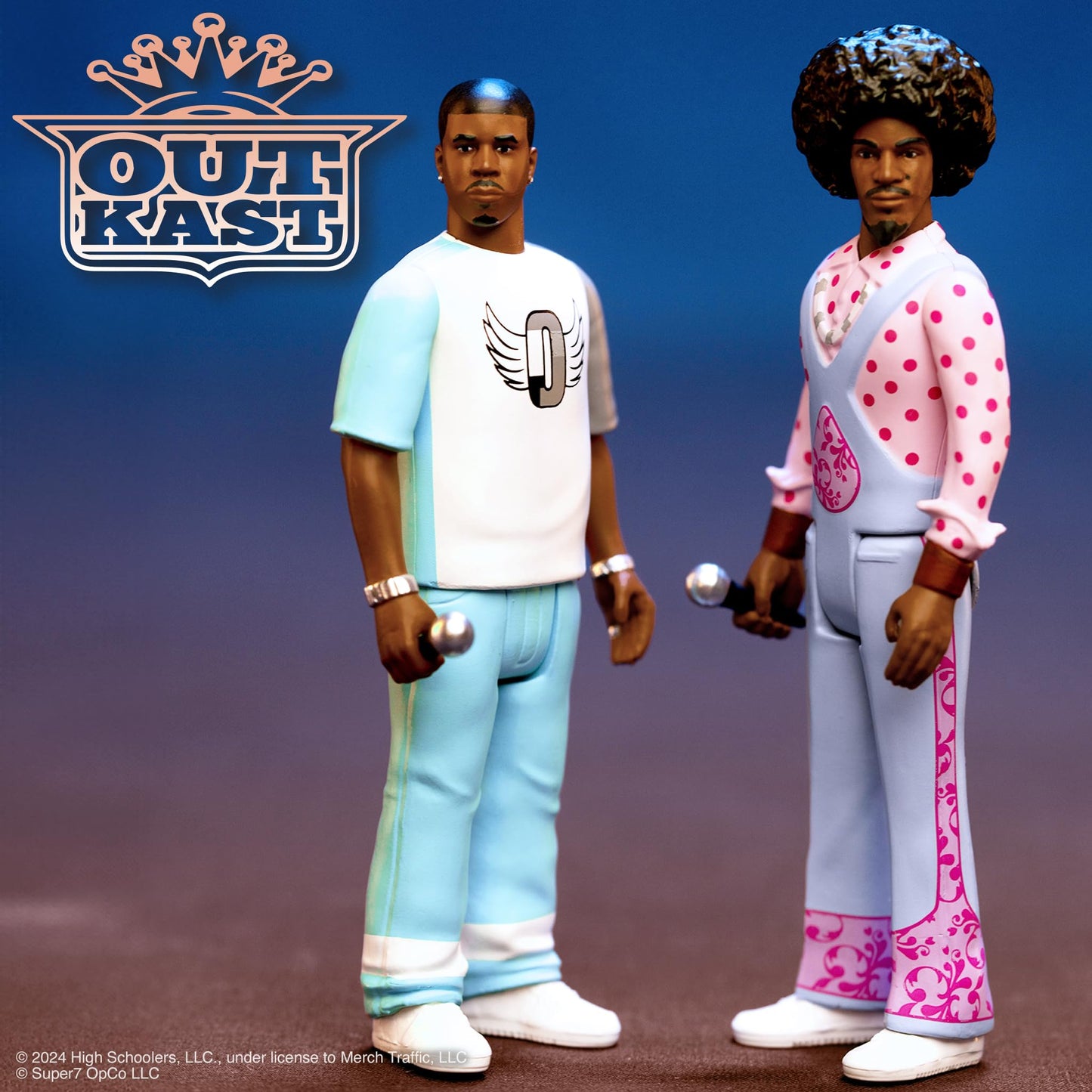 Super7 Outkast Reaction Figures 2-Pack – Big Boi & Andre 3000, 3.75-inch Hip Hop Collectibles