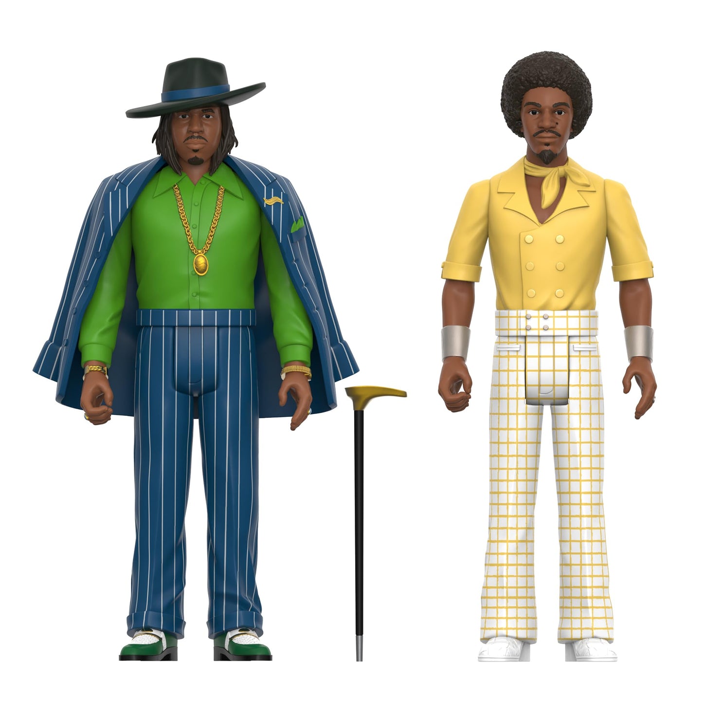 Super7 OutKast Aquemini 2-Pack: Big Boi and Andre 3000 3.75-Inch ReAction Figures with Accessories