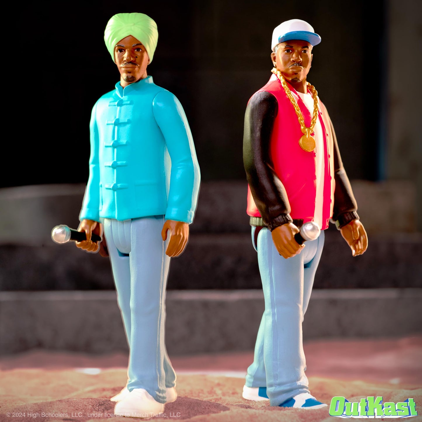 Super7 Outkast Big Boi & André 3000 ATLiens – 3.75-Inch ReAction Figures 2-Pack