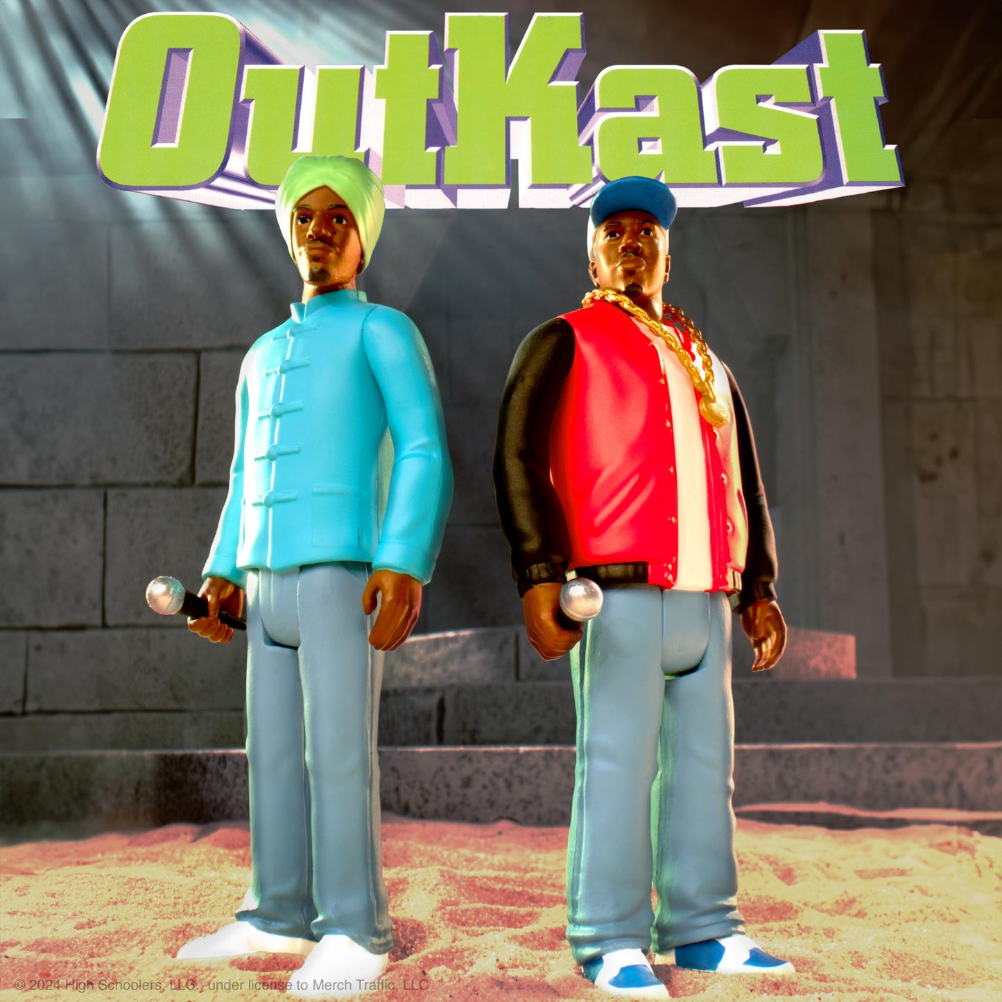 Super7 Outkast Big Boi & André 3000 ATLiens – 3.75-Inch ReAction Figures 2-Pack