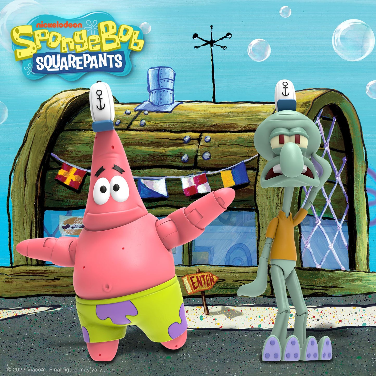 Super7 ULTIMATES! Patrick Starr Figure – 7-Inch SpongeBob Collectible with Accessories