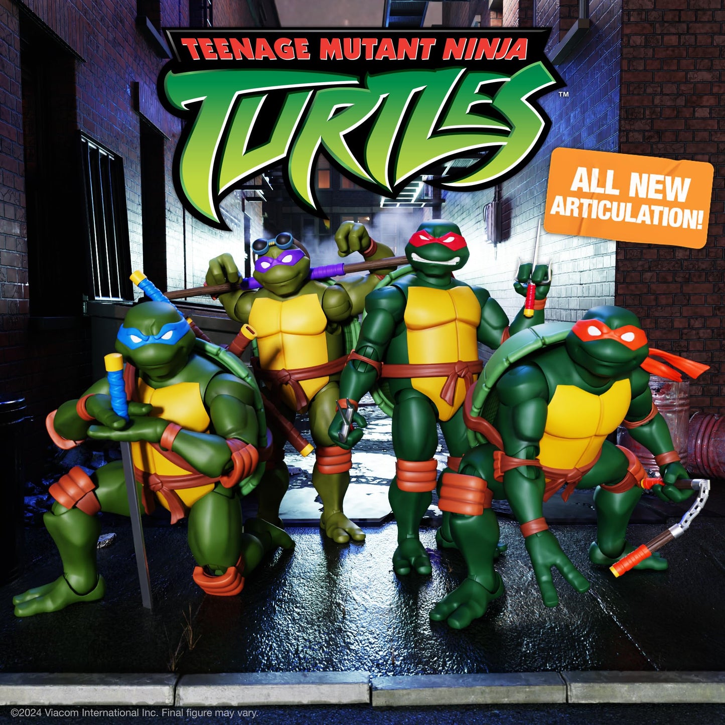 Super7 ULTIMATES! Raphael - 7-Inch TMNT Action Figure with Sais, Shell Cell & Double-Jointed Design