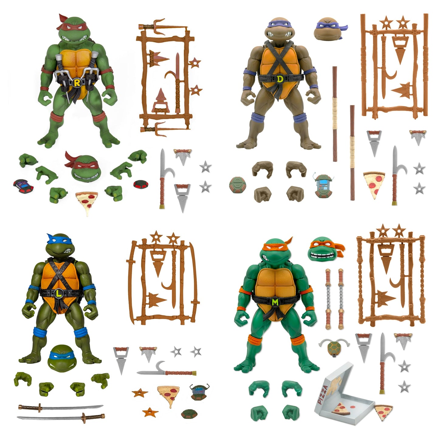 Super7 ULTIMATES! Raphael TMNT 7-Inch Action Figure with Accessories