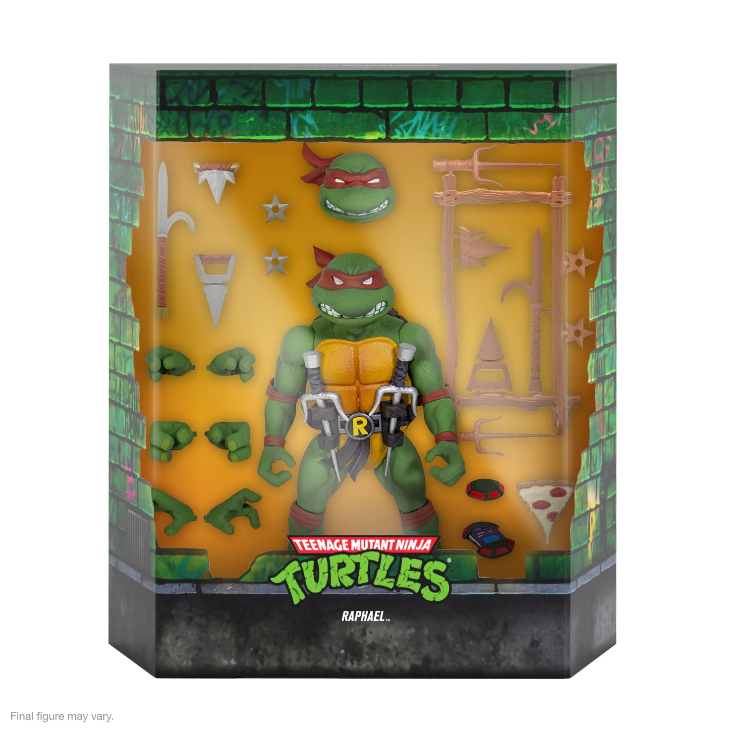 Super7 ULTIMATES! Raphael TMNT 7-Inch Action Figure with Accessories