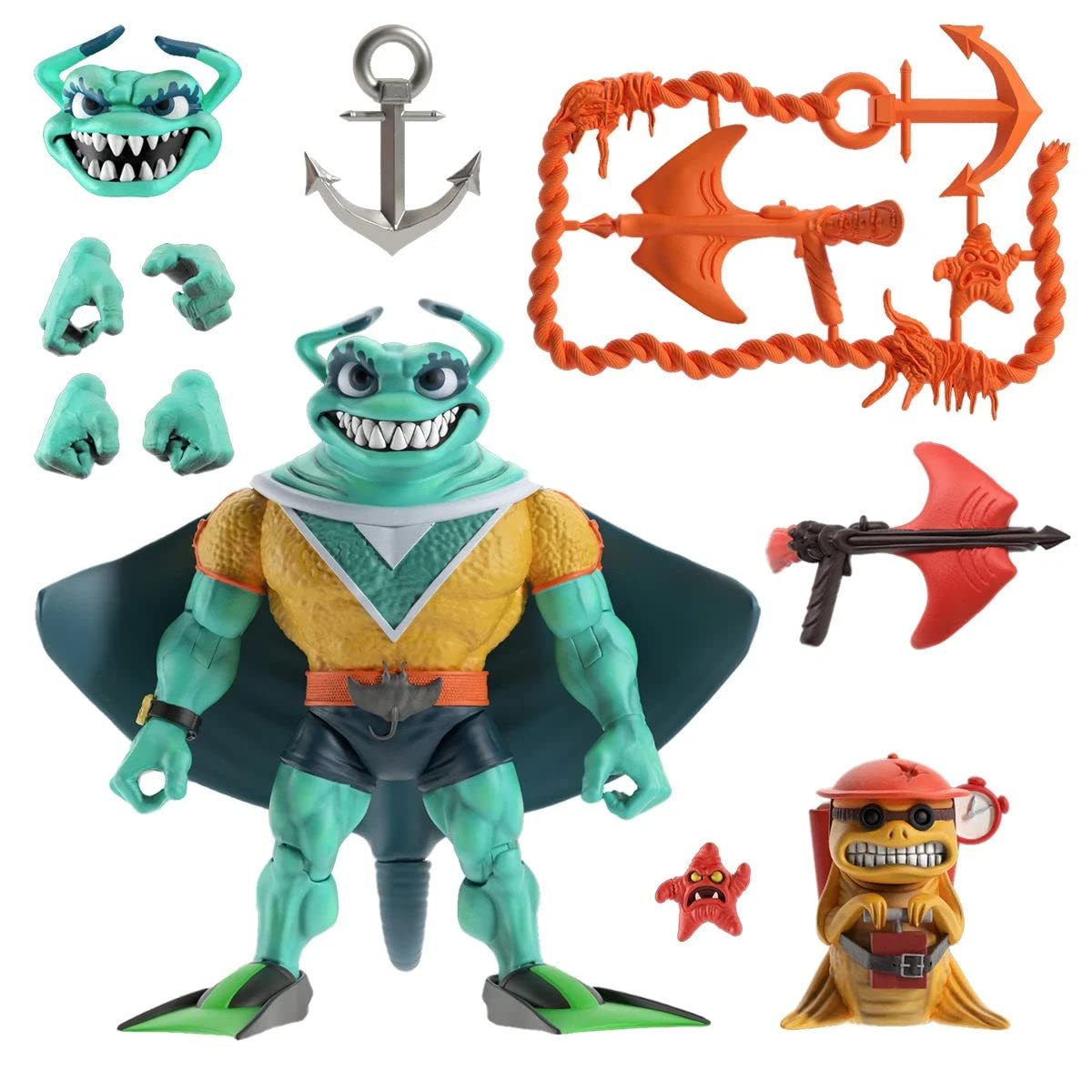 Super7 ULTIMATES! Ray Fillet TMNT Action Figure – 7-Inch with Accessories