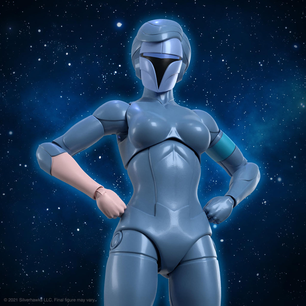 Super7 ULTIMATES! SilverHawks Steelheart – 7" Action Figure with Rayzor Accessories
