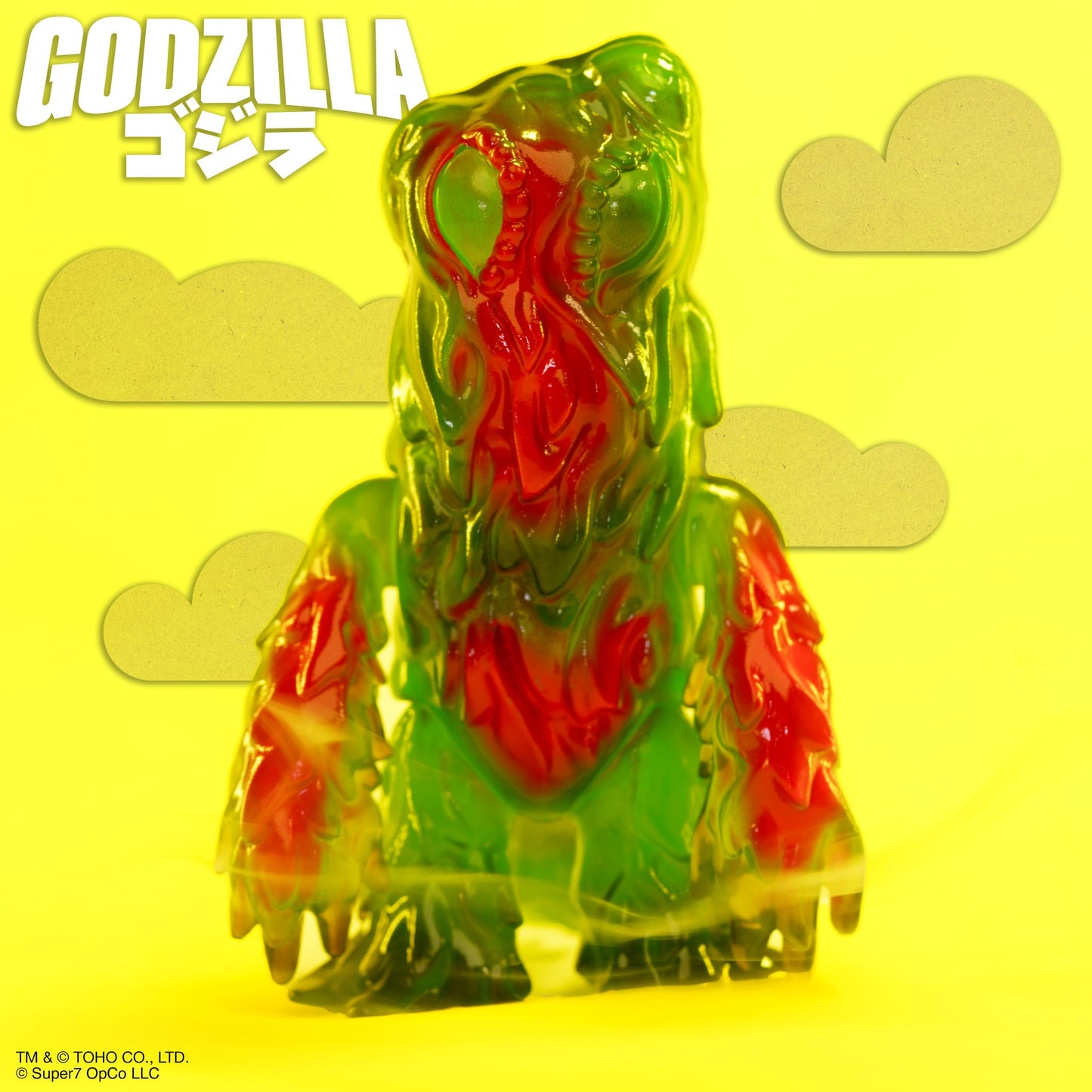 Super7 Toho Hedorah 71 Clear Green ReAction Figure – 3.75-Inch Kaiju Collectible
