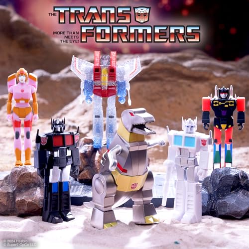 Super7 Transformers Optimus Prime Nucleon Quest Special Mission - 3.75-Inch ReAction Figure with Blaster Accessory