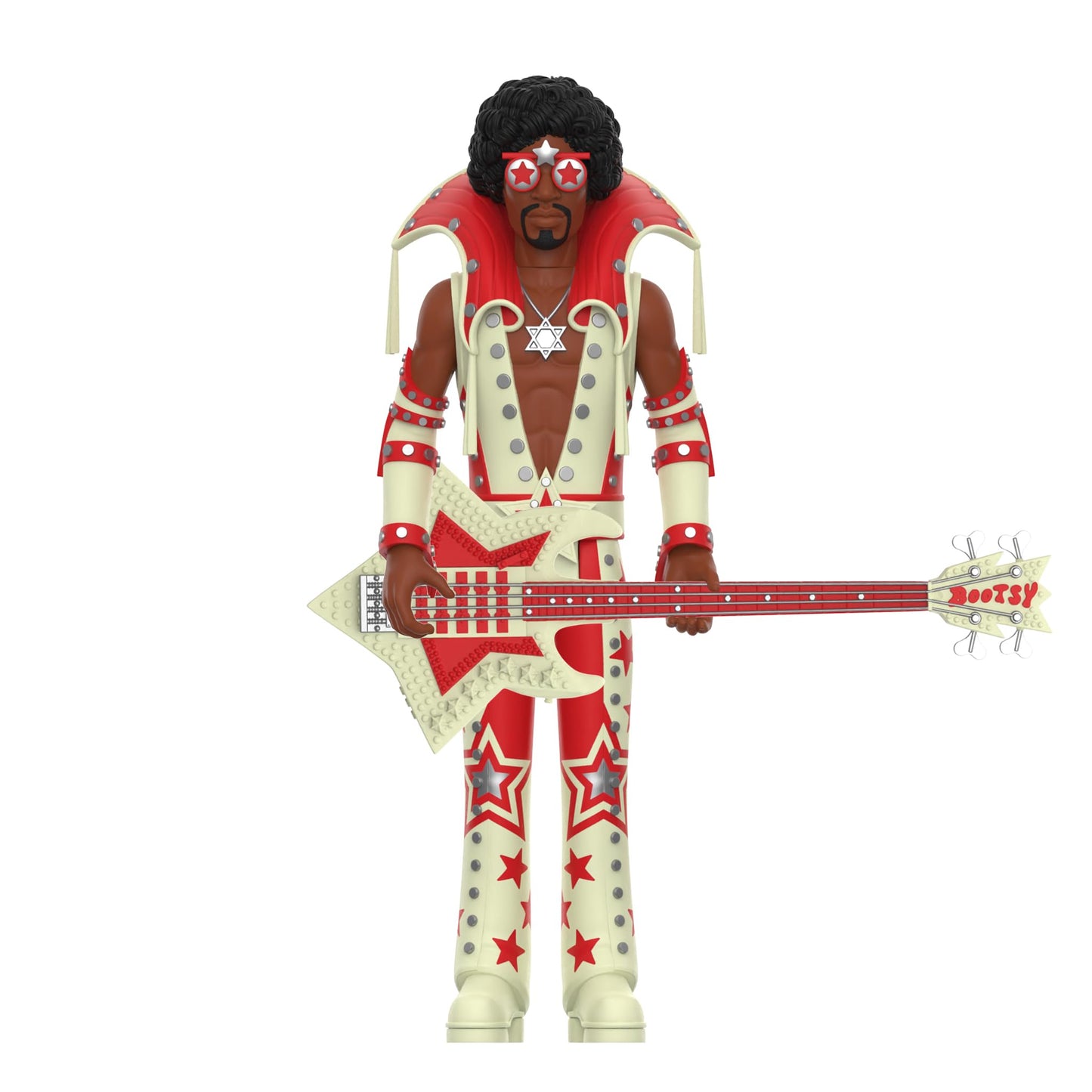 Super7 Bootsy Collins Glow – 3.75-Inch Glow Figure with Star Bass Accessory