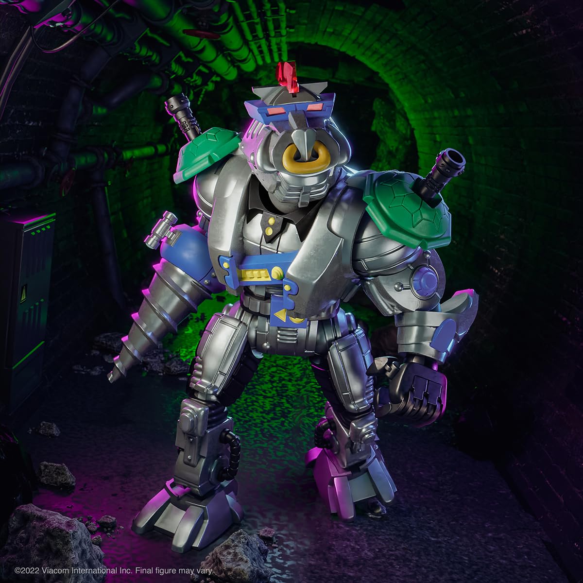 Super7 ULTIMATES! Robotic Bebop – 8-Inch TMNT Action Figure with Accessories