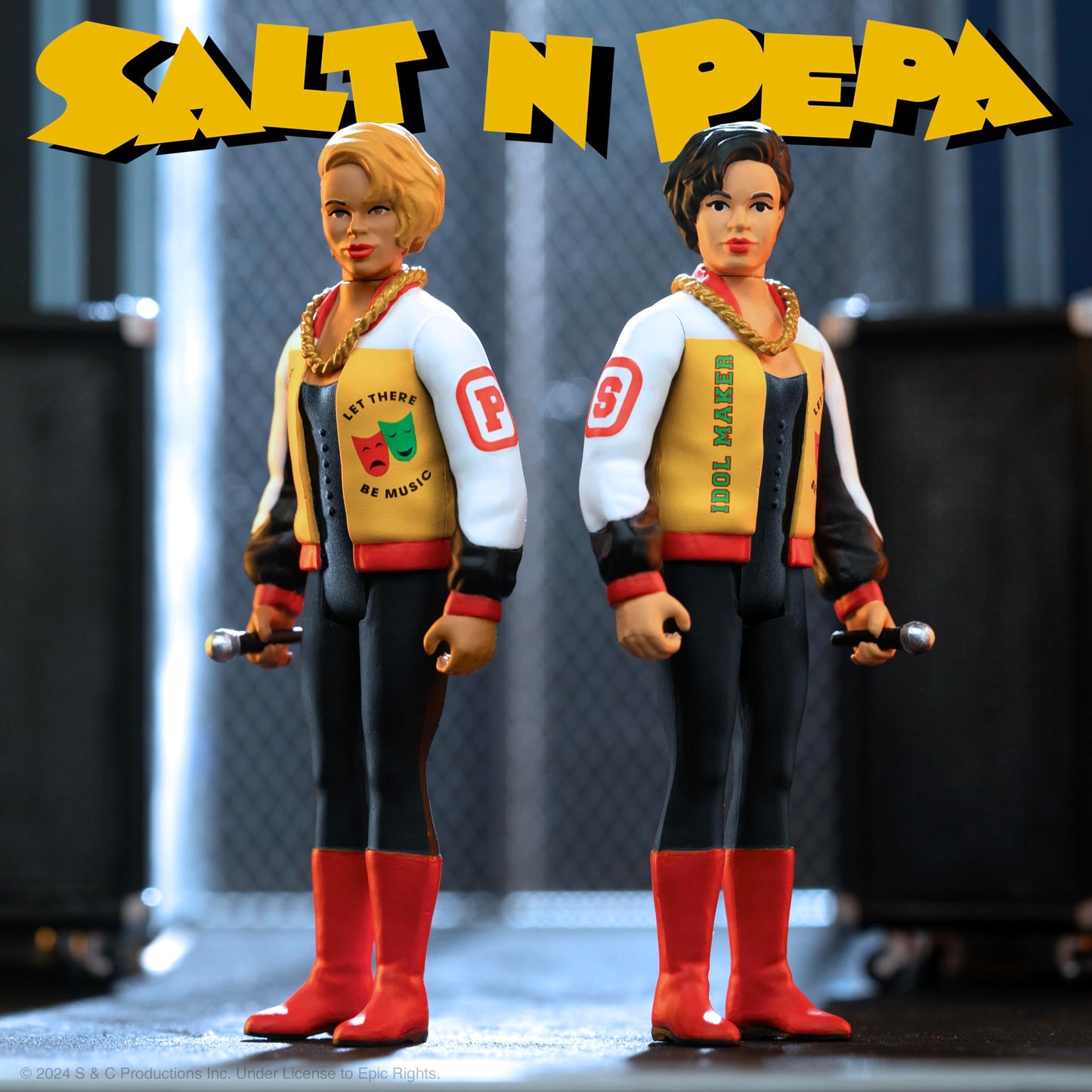 Super7 Salt-N-Pepa 2-Pack ReAction Figures – 3.75-Inch Hip Hop Collectibles