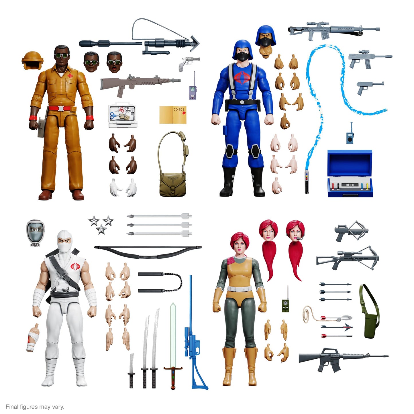Super7 ULTIMATES! Scarlett – 7-inch G.I. Joe Action Figure with Accessories