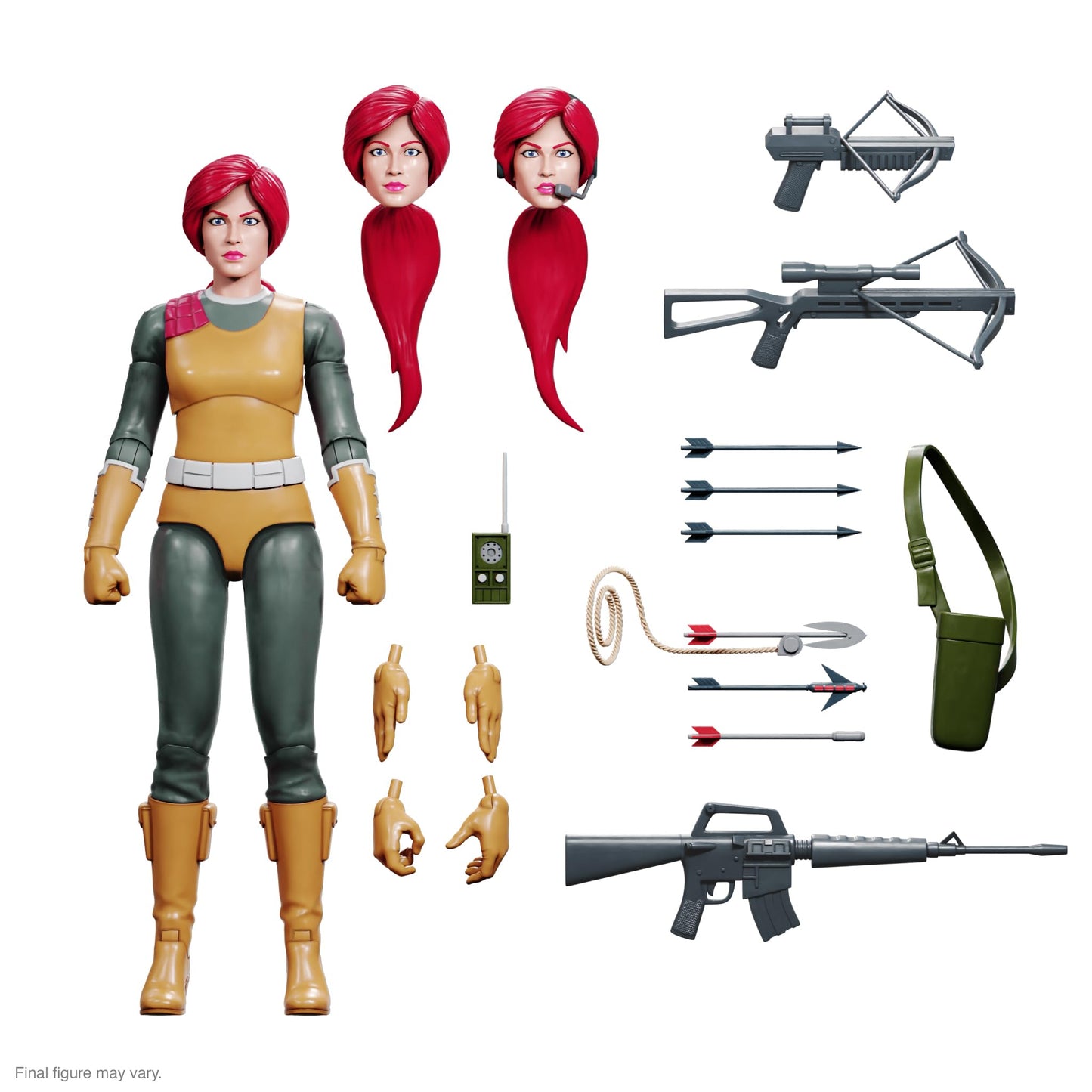 Super7 ULTIMATES! Scarlett – 7-inch G.I. Joe Action Figure with Accessories