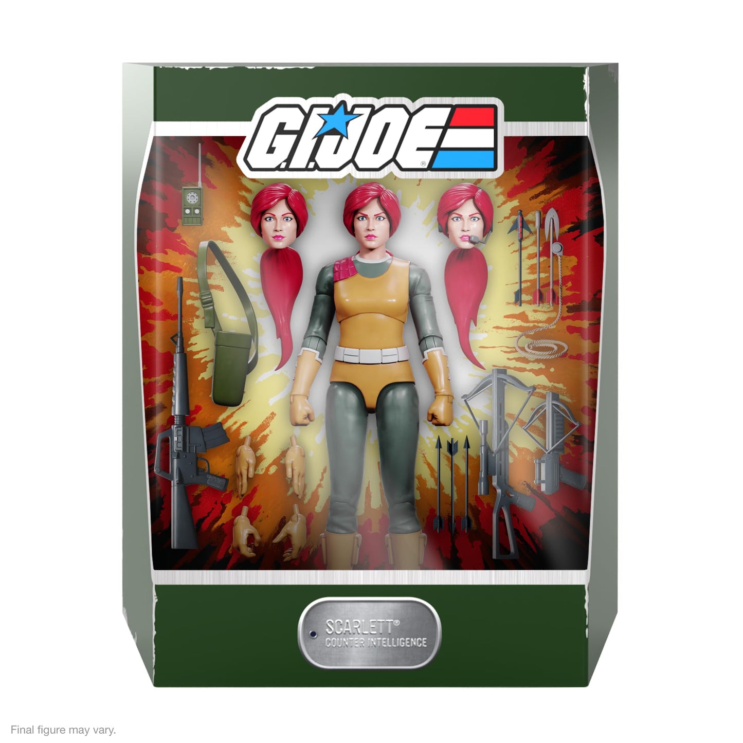 Super7 ULTIMATES! Scarlett – 7-inch G.I. Joe Action Figure with Accessories