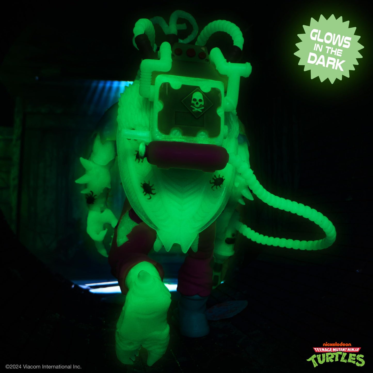 Super7 ULTIMATES! Scumbug Glow TMNT 7-Inch Action Figure with Accessories