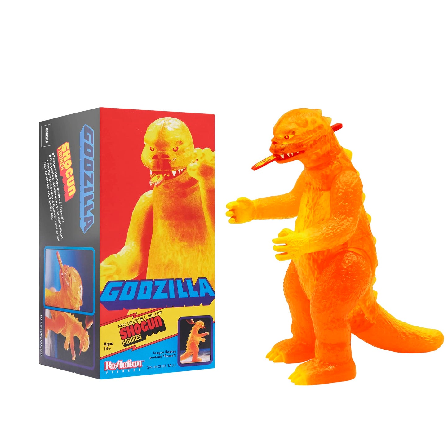 Super7 Shogun Godzilla 1200c ReAction Figure - 3.75-Inch Vintage Style Collectible
